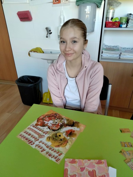 Soutěž ve skládání puzzle - Valentýn